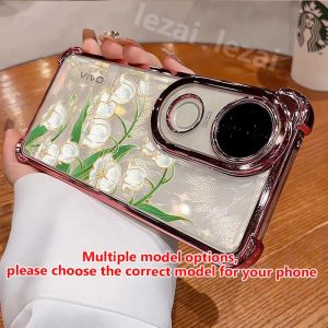 เคสVivo V50 Pro V 50 V50Pro 5G 2025 Vivo เคสกันกระแทก V40 V30 V29 V27 V29e โปร V27e 5G เคสกันกระแทกด้วยตัวปกป้องกล้องถ่ายรูปใสหนา5G