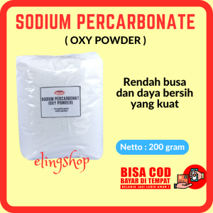 Sodium Percarbonate Pakaian Oxy Powder Pembersih Noda 200 Gram