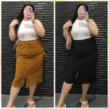 Shop Plus Size Corduroy Cargo Skirt Xxl with great discounts and prices online Nov 2024 Lazada Philippines