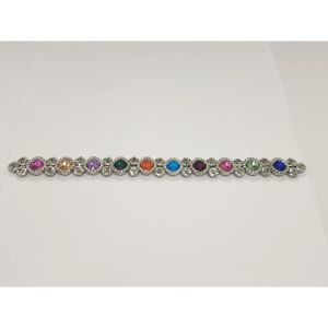 [1pcs] Iron on Exclusive Glass Crystal Patch Manik Tampal Diamond Chunky Beads Manik Baju Nikah DIY Color Series Kod 101