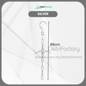 Stainless Steel Wardrobe Storage Chain Multi-functional Space-saving Hook Vertical Hanging Clothes Rack