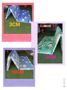 Nệm Gấp 3 PE mút xốp Dày 3cm 5cm 10cm Thiết Kế Gấp 3 Tiện Lợi