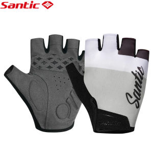 Santic Găng Tay Xe Đạp Nam Nữ Thoáng Khí Chống Sốc Xe Đạp Thể Thao Xe Đạp Găng Tay Nửa Ngón