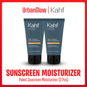 [PAKET 2 PCS] KAHF Triple Protection Sunscreen Moisturizer SPF 30 PA+++ 30 ml