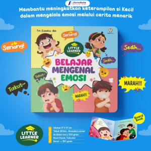 Buku Anak Little Learner Belajar Mengenal Emosi Buku Cerita Anak Bergambar Kecerdasan Emosional Senang Sedih Marah Takut - Ziyadbooks
