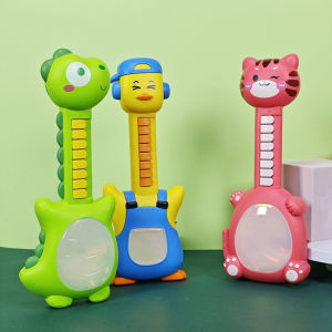 Đồ chơi âm nhạc đàn guitar dung pin hình con vật đáng yêu nhiều chế độ nhạc