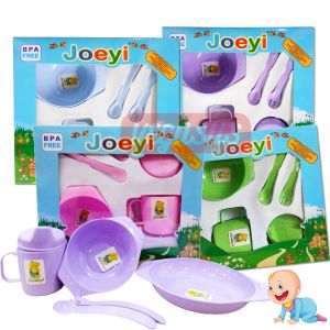 Feeding set Joeyi Perlengkapan Makan Bayi Feeding Set Baby Tempat makan Bayi-Aurora Store(COD)
