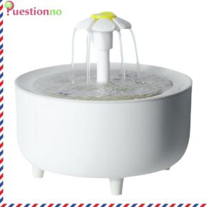 [questionno]1200ml Pet Drinking Dispenser Drinker USB Auto Filter Transparent Cat Drinker Cats Water Dispenser Pet Water Fountain