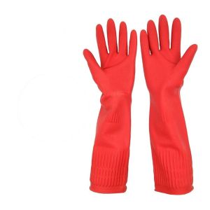 Long Size Thick Korean Home Multipurpose Household Natural Latex Dish Clothes Washing Gloves