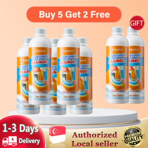 Powerful Home Drain Cleaner Kitchen Sink Clean Bathroom Pipe Unclog Cleaning Dredging Agent Toilet Cleaner Drain Clog Remover Serbuk Ubat Singki Tandas Tersumbat 管道疏通剂 500ML