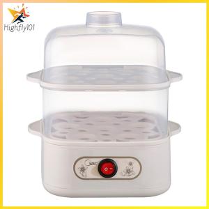 【HOSPORT】Two/Three-Layer Electric Egg Boiler Cooker 6 Eggs Portable Egg Boiler Egg Cooker Breakfast Machine for Making Breakfast