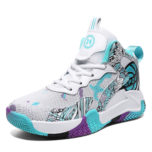 Basketball Shoes For Kids spike shoes Fashion Sports Highcut Sneakers Non Slip Running Shoes