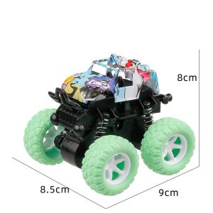Bafada Four-Wheel Drive Toy Car Educational Inertia Dynamic Stunt Children Drop-Resistant Model Off-Road Vehicle Toys Car Birthday Gift
