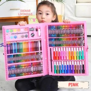 ART SET 150PCS PENSIL WARNA - COLOURING SET 150PCS- CRAYON 150PCS