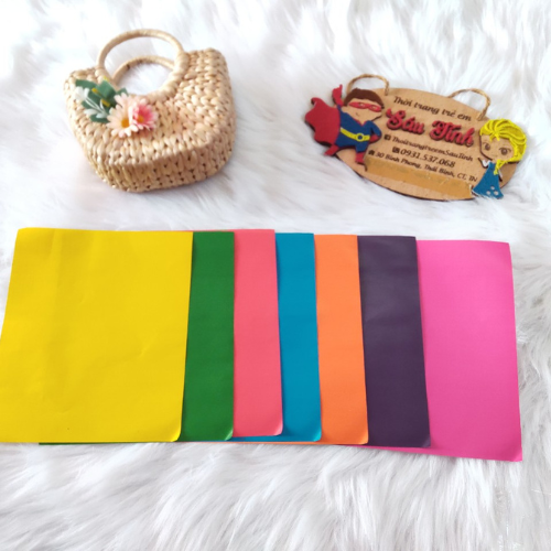 Giấy Màu Học Mỹ Thuật Cho Học Sinh Tiểu Học - Giấy màu không keo - 7 ...