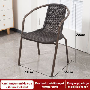 Kursi Luar Ruangan Kursi Rotan Imitasi Kursi Tunggal Kursi Sandaran Kursi Santai