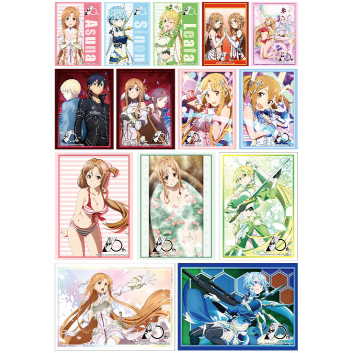 asuna card sleeves Mini Officially Licensed Sword Art Online Sleeves