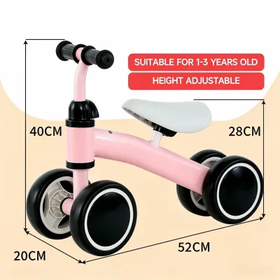 IMUTO Balance Bike for Kids 1 to 3 years old toy for kids Mini Baby Bike with four wheels Scooter Kids Bike Baby Walker Toddler kids Scooter