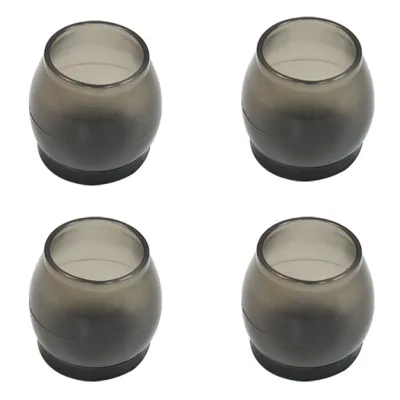 LETOY Creative 4 pcs/set Reduce Noise Shock Absorption Thicken with Felt TPR Material Chair Leg Caps Floor Protector Cover Home Decor Furniture Feet Pads