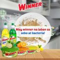 Winner Dishwashing Cream 200g Lemon [Bundle of 3]. 