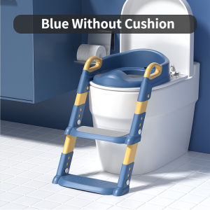 AODUOYAYA Baby Toilet Seat with Ladder Adjustable Potty Training Toilet for Kids Foldable Toilet Chair