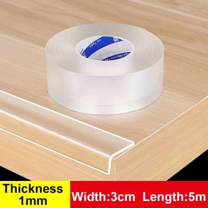 OKKFINE Collision Proof Table Edge Guard Tape Transparent Self Adhesive Protective Strip Kids Thickened Furniture Corner Bumper