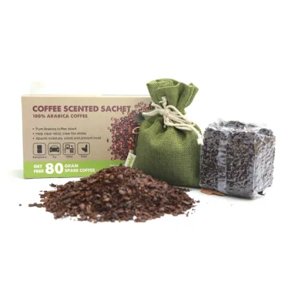 Túi Thơm Cà Phê Arabica Nguyên Chất Túi Thơm Treo Xe Hơi Khử Mùi Hôi Nấm Mốc Túi Thơm Tự Nhiên An Toàn Sức Khỏe Túi Thơm Hapaku