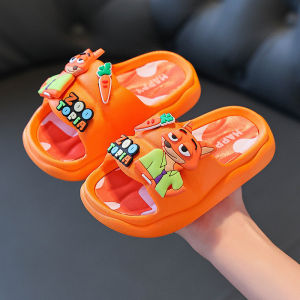 Zootopia Judy Nick Childrens Slippers Thick-Soled Lightweight Baby Slippers Parent-Child Outer Wear Sandals