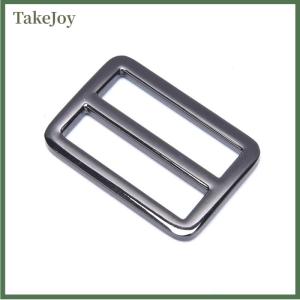 TakeJoy Rectangle Metal Tri Glide Backpack Strap Adjust Bag Buckle Webbing Slider Buckle