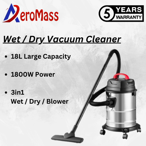 Vacuum Heavy Duty Vacuum Cleaner Wet And Dry 18 Liters 1800w Dust Mite