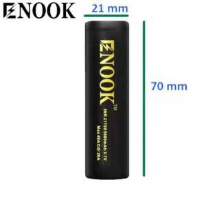 ENOOK 21700 5000mAh 3.7V Li-ion Battery for Flashlight Power Bank & Electronic Devices