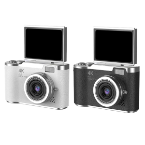4K Digital Camera 64MP UHD C Act With 18x Zooms Flip Screen for Travel Photography and Vloggings