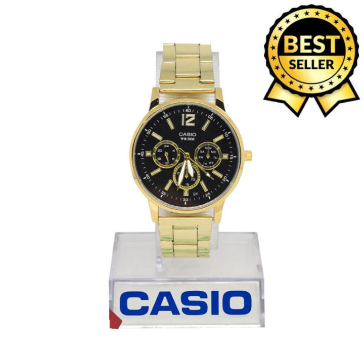 Casio chronograph wr 50m sale