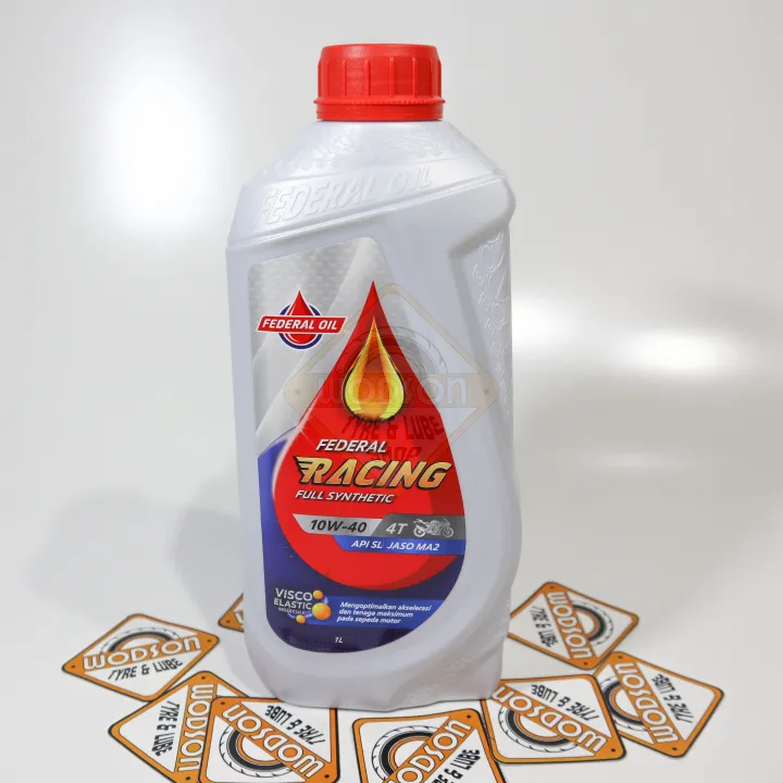 Oli Motor Federal Racing 4T 10W-40 Full Synthetic 1 Liter | Lazada ...
