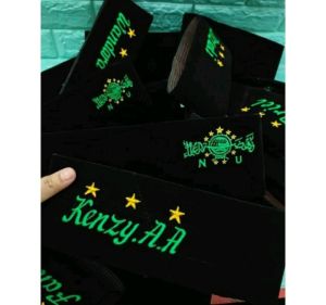 Kopiah anak dan dewasa Nu bordir nama