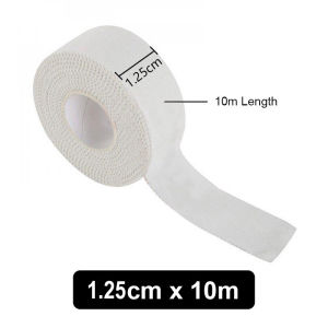 10M White Athletic Sports Tape Mueller Tape Waterproof EASY Tear NO Sticky Residue Kinesiology Tape