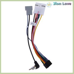 Jion Love Universal Female Wiring Harness Car Radio Adaptor Connector Wire Plug For Nissan Qashqai Tiida Tiida Liwei