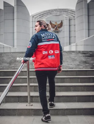 NASCAR JACKET TERBARU - Jaket Naskar racing Murah Full sablon Premium