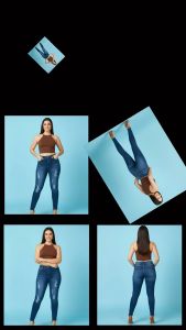 ( 809 ) STRECHABLE PLUS SIZE TATTERED PANTS FOR WOMEN