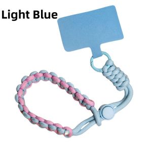 1pcs Bold anti loss adjustable braided phone lanyard simple ins style wrist short design
