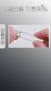 WH  10-300PCS Curved Safety Pins 36MM Quilting Basting Pins Bent Safety Pins For Quilting And Knitting Handmade Sewing Accessories