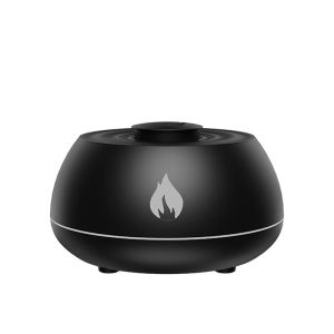 [HCM - Hỏa Tốc] Máy Khuếch Tán Máy Xông Tinh Dầu Tạo Ẩm Khử Mùi Ngọn Lửa Trụ Tròn DMT - 130ml - Đèn led tự đổi màu