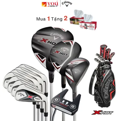 (Chính Hãng) Bộ Gậy Golf Nam Callaway X Hot 11 Gậy New