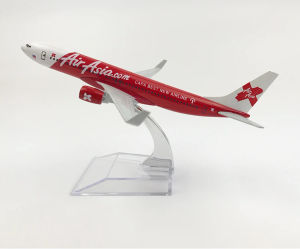 JASON TUTU 16cm AirAsia Airbus A320 Plane Model Airplane Model Boeing 737 Aircraft Model 1:400 Diecast Metal Airplanes Plane Toy