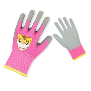LINSBAYWU Durable Kid Gardening Gloves Non-Slip Breathable Children Protective Glove Cartoon Collect Seashells Garden Work Gloves Home