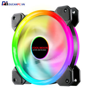 Quạt Tản Nhiệt Fan Led RGB Coolmoon V2 - Đồng Bộ Hub Coolmoon