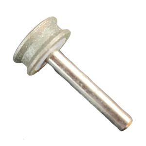 Versatility 12/10/8/6/5/4/3/mmSlot Concave Diamonds Grinding Wheel for Glass Edge Chamfering Jades Finishing 6mm Shank
