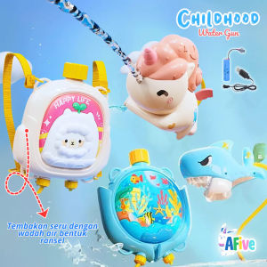[AFive] Mainan Air Semprotan Karakter Shark Unicorn Lucu Plastik Berkualitas Kado Ulang Tahun