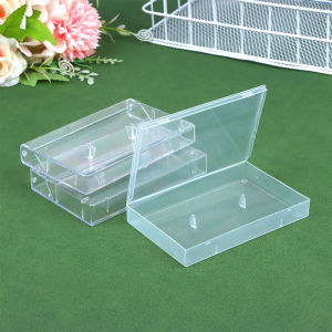 Mongin เทปคาสเซ็ท1ชิ้นกล่องใสบันทึกเสียงแม่เหล็กกล่องเปล่ากันฝุ่น
