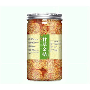 Local Sellers山药陈皮甘草金桔 金桔干清凉润肺止咳蜜饯 Licorice Kumquat for Relieving Cough Reducing Phlegm the Lungs and Relieves